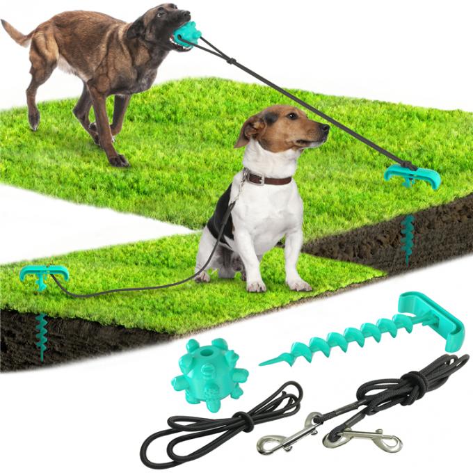 ロープが付いているクリーニングの歯余分耐久のスリー ピースのセット ペット相互かみ砕く鋭い犬のおもちゃ