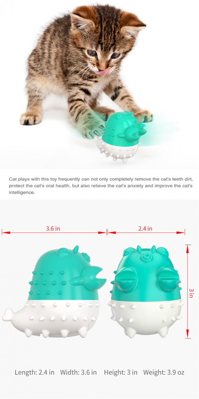 おもちゃをきれいにする猫の歯のための卸し売り直接供給の工場イセエビの形の子ネコの電動歯ブラシ